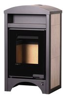 AQUAFLAM Kaminofen wasserführend Vario Barma 11 White Oak Manual Regulation 5 kW und trocken 11 kW